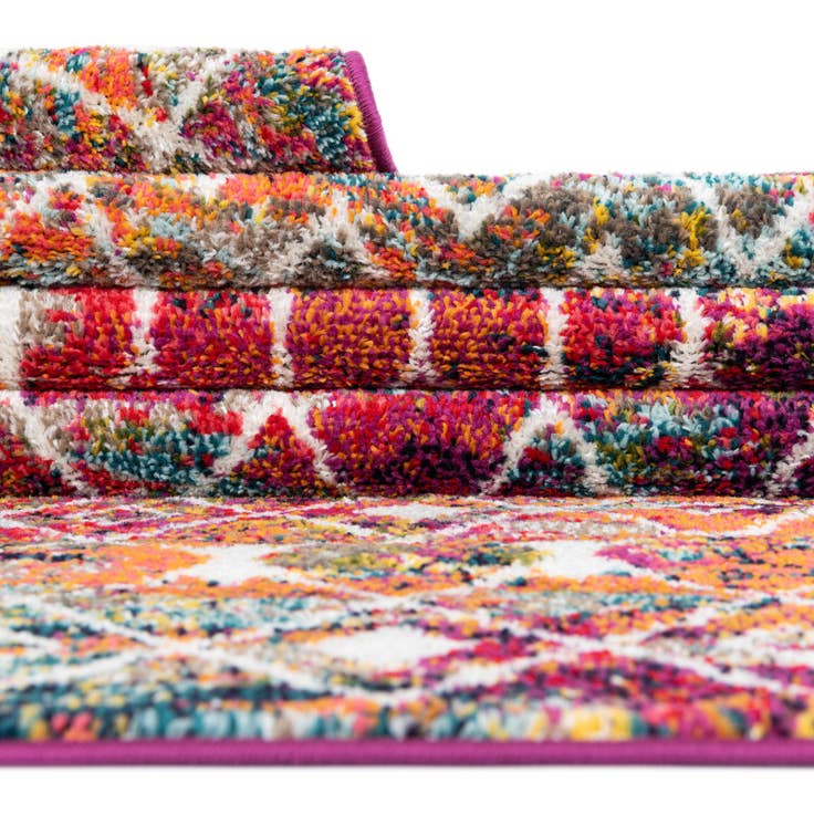 Detail image of 9' x 12' Moroccan Trellis Rug