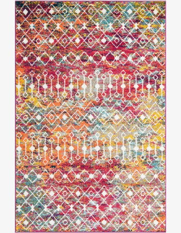 5' 3 x 8' Moroccan Trellis Rug