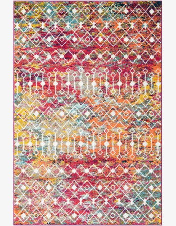 6' x 9' Moroccan Trellis Rug