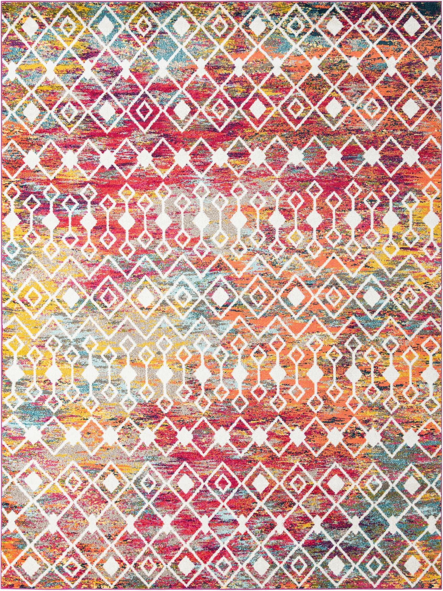 Primary image 10' x 13' Moroccan Trellis Rug