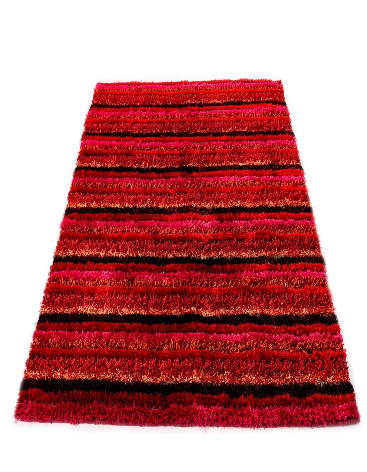 Detail image of 5' x 6' 6 Multi-Tone Shag Rug