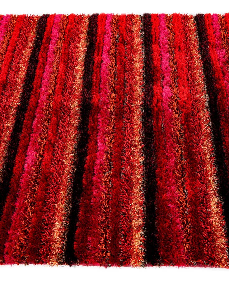 Detail image of 5' x 6' 6 Multi-Tone Shag Rug