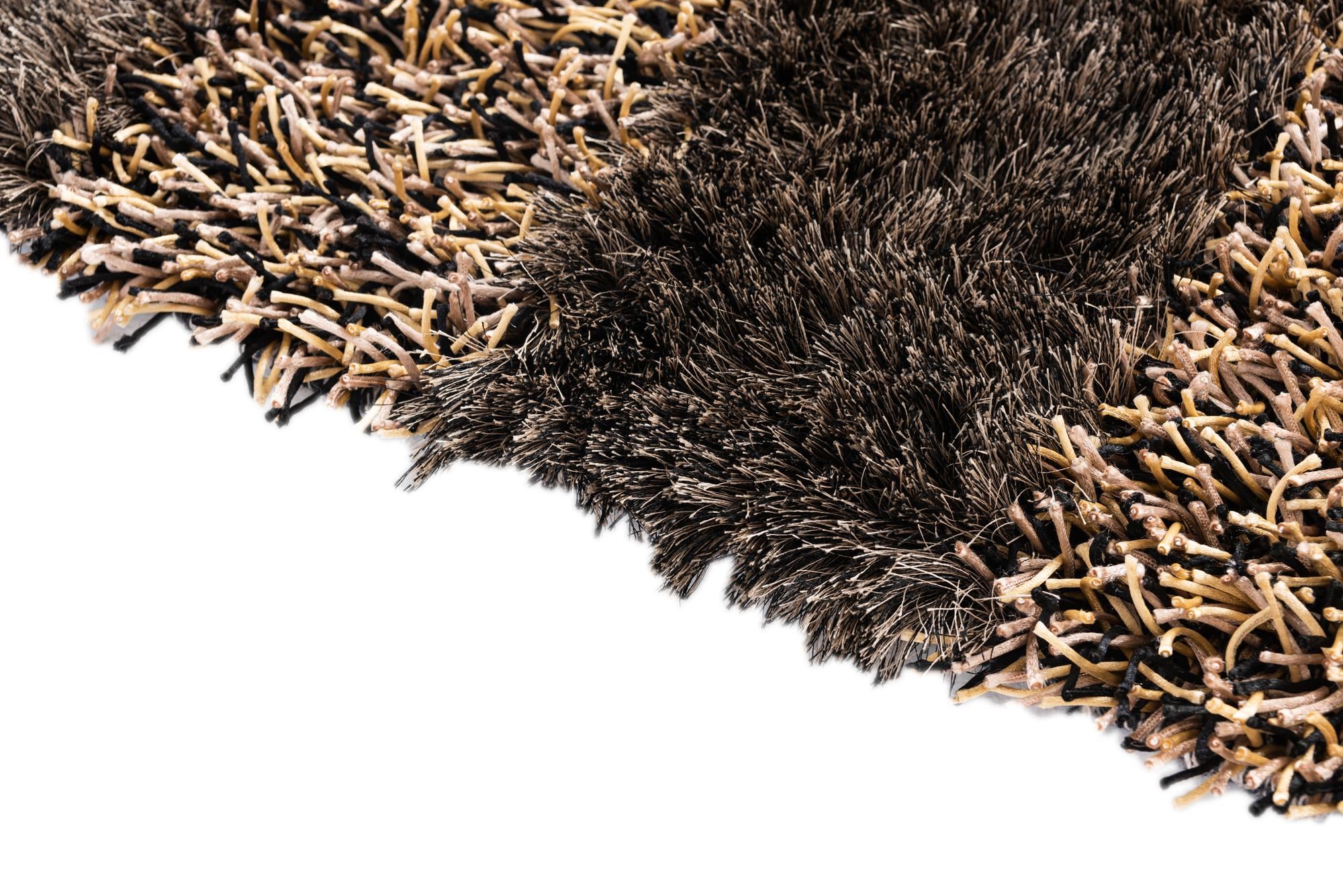 5' x 6' 7 Multi-Tone Shag Rug