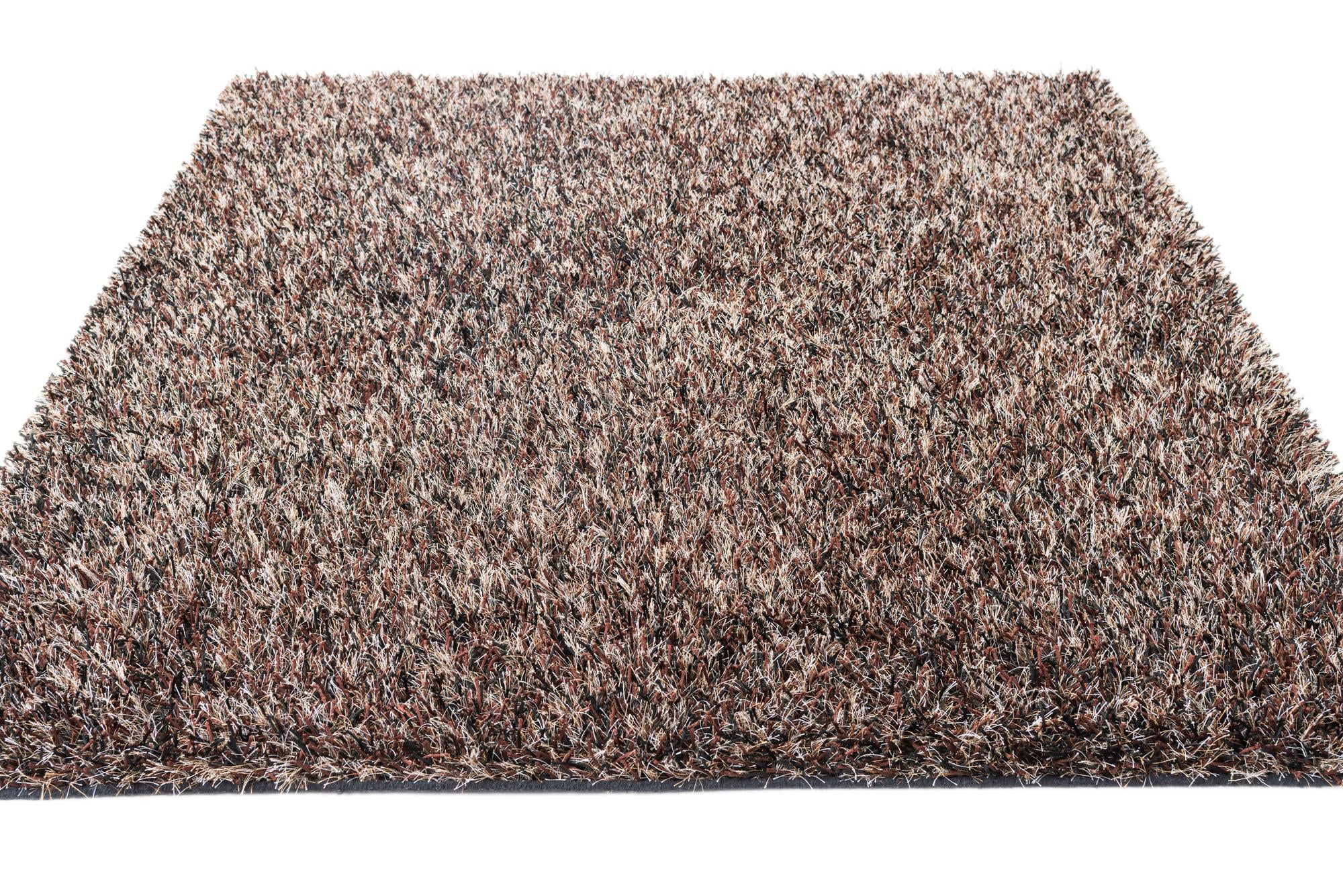 5' x 6' 8 Multi-Tone Shag Rug