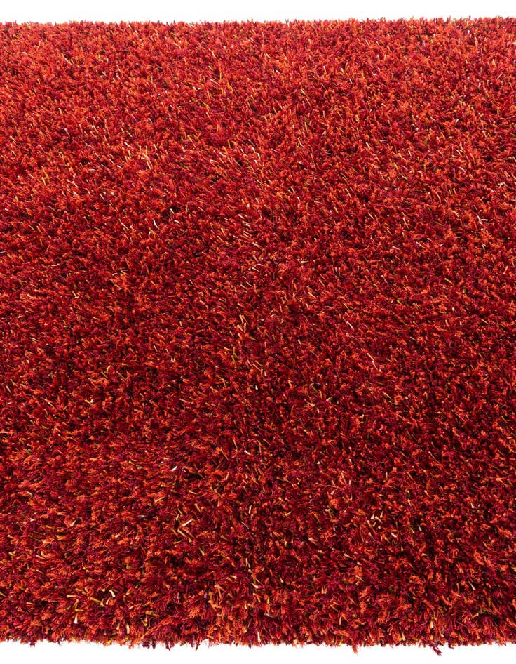 Detail image of 5' 9 x 7' 10  Hand Knotted Multi-Tone Shag Rug