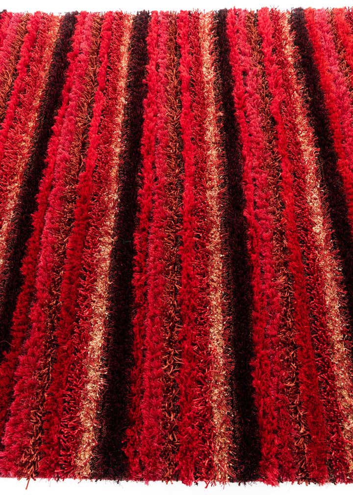 5' 6 x 7' 10 Hand Knotted Multi-Tone Shag Rug