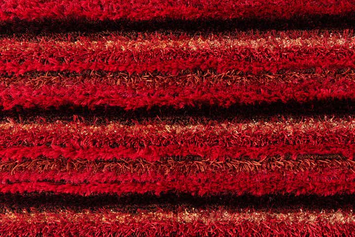 5' 6 x 7' 10 Hand Knotted Multi-Tone Shag Rug