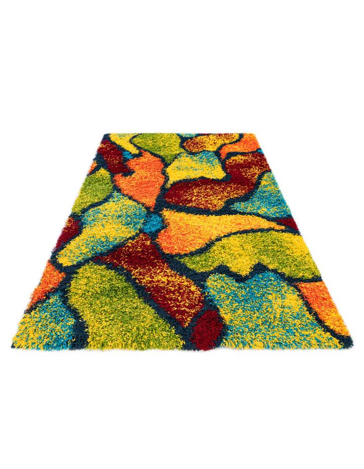 5' x 7' 5 Multi-Tone Shag Rug