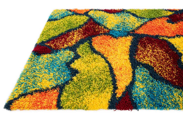 Detail image of 5' x 7' 5 Multi-Tone Shag Rug