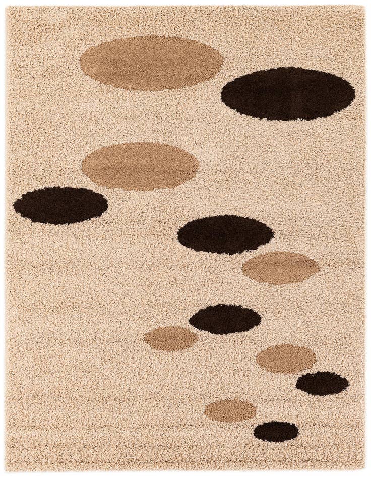 Detail image of 5' 3 x 7' 6 Multi-Tone Shag Rug