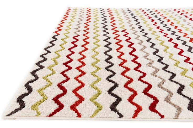 Detail image of 5' 3 x 7' 7 Multi-Tone Shag Rug