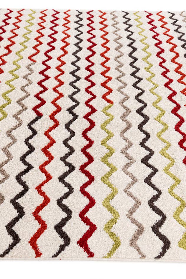 Detail image of 5' 3 x 7' 7 Multi-Tone Shag Rug