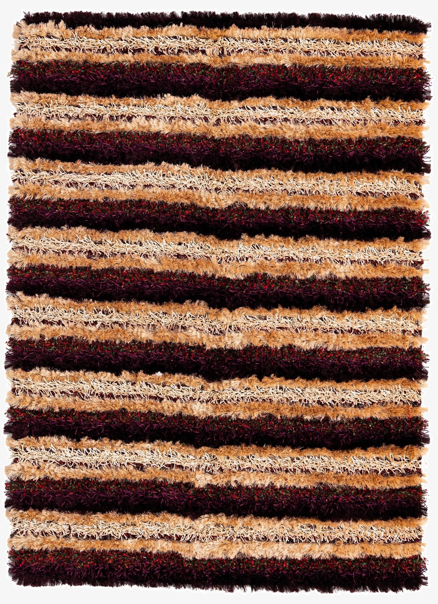 5' x 6' 10 Multi-Tone Shag Rug