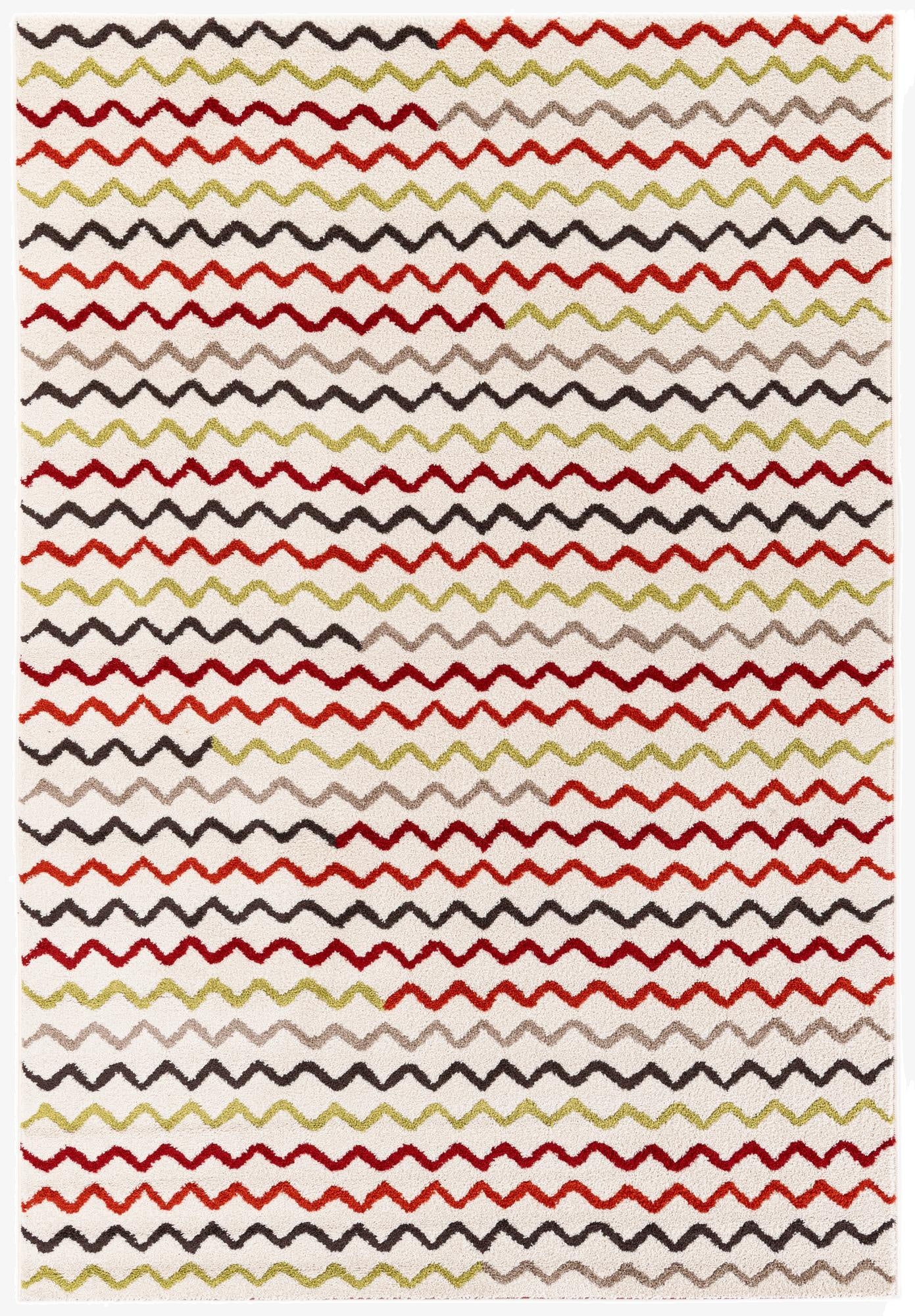 5' 3 x 7' 7 Multi-Tone Shag Rug