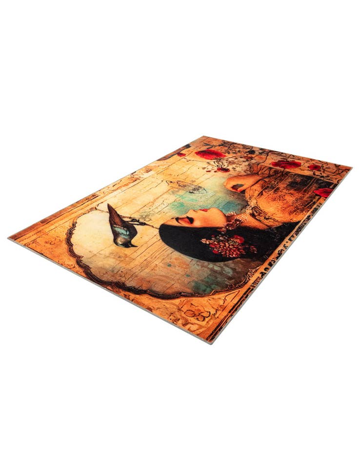 Detail image of 4' x 6' Mystic Garden Rug