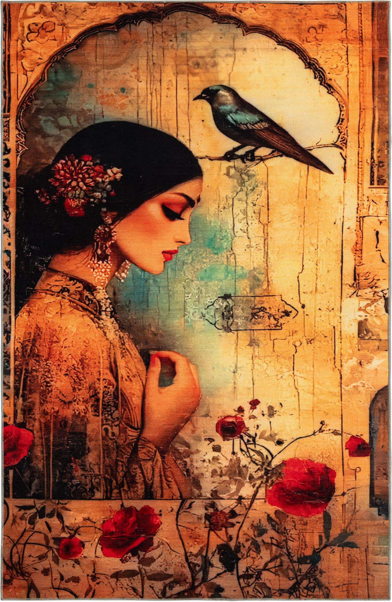 8' x 10' Mystic Garden Rug