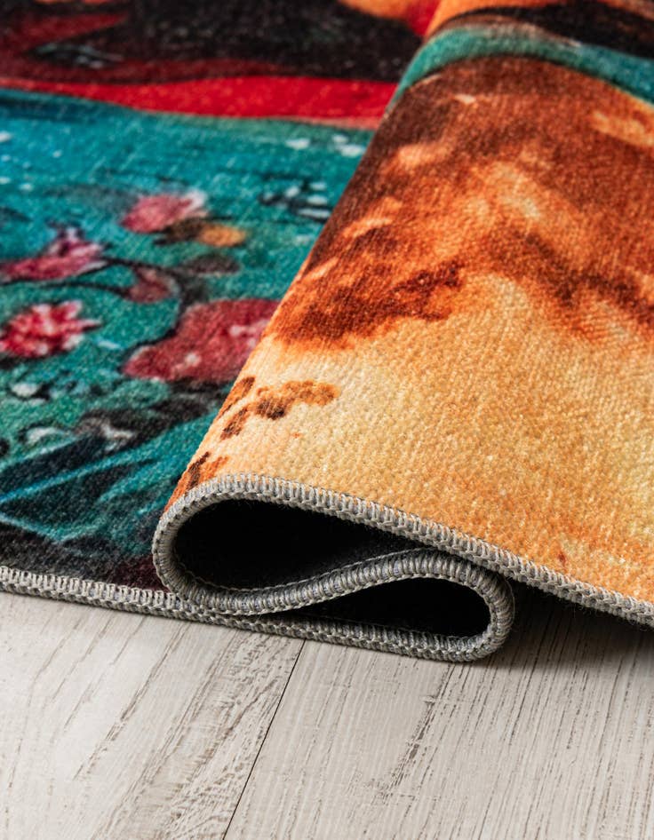 Detail image of 8' x 11' Mystic Garden Rug