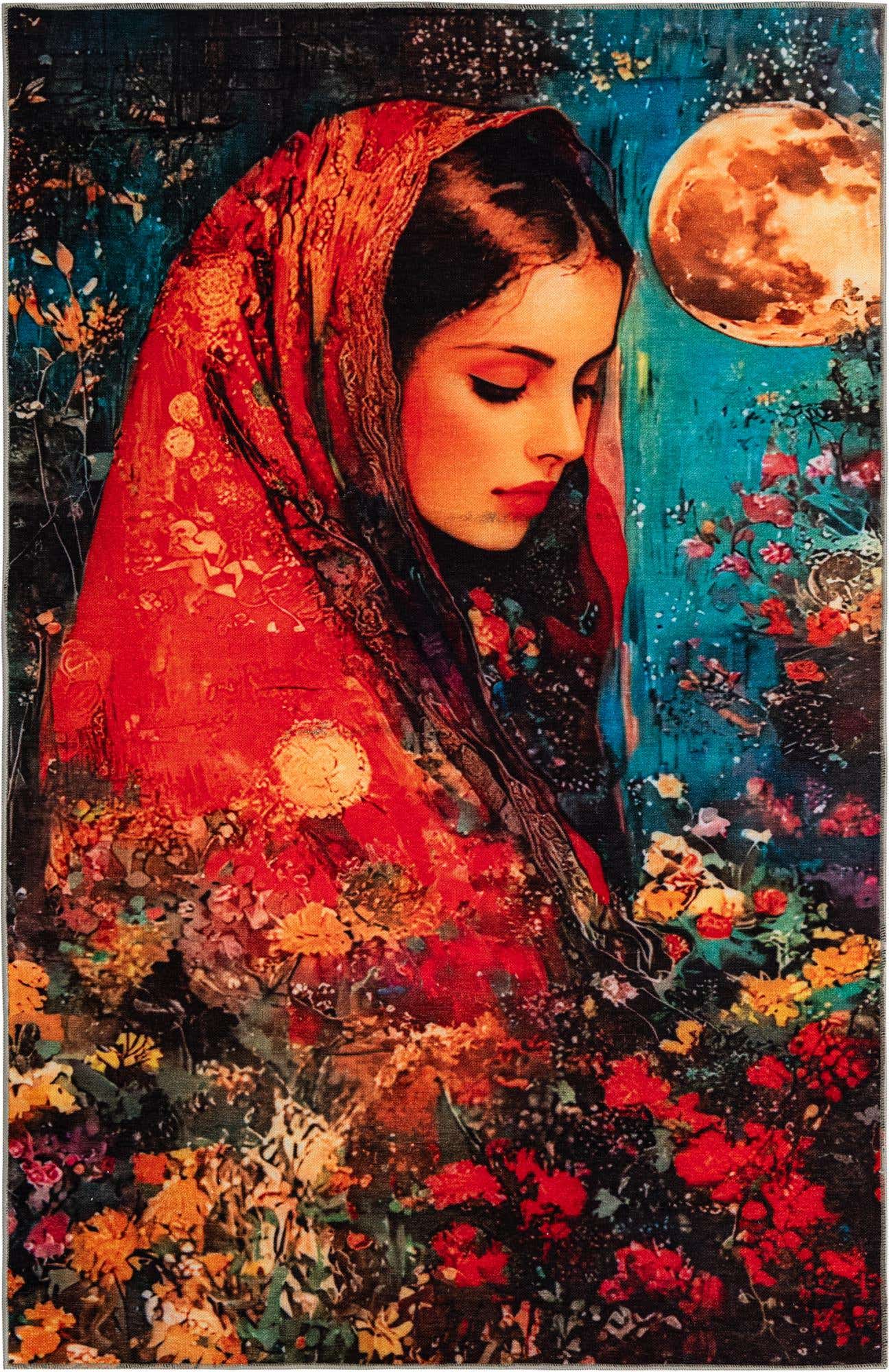 6' x 9' Mystic Garden Rug