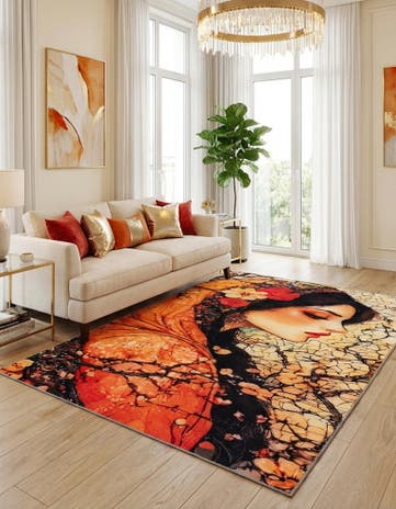 2' x 3' Mystic Garden Rug