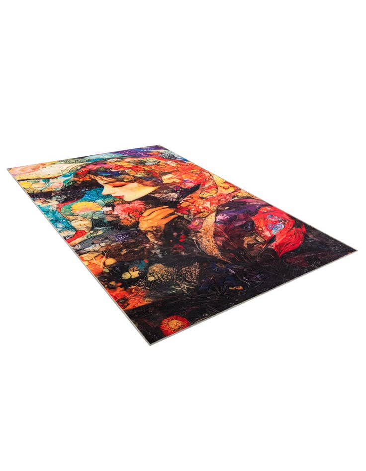 Detail image of 4' x 6' Mystic Garden Rug