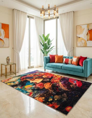 2' x 3' Mystic Garden Rug