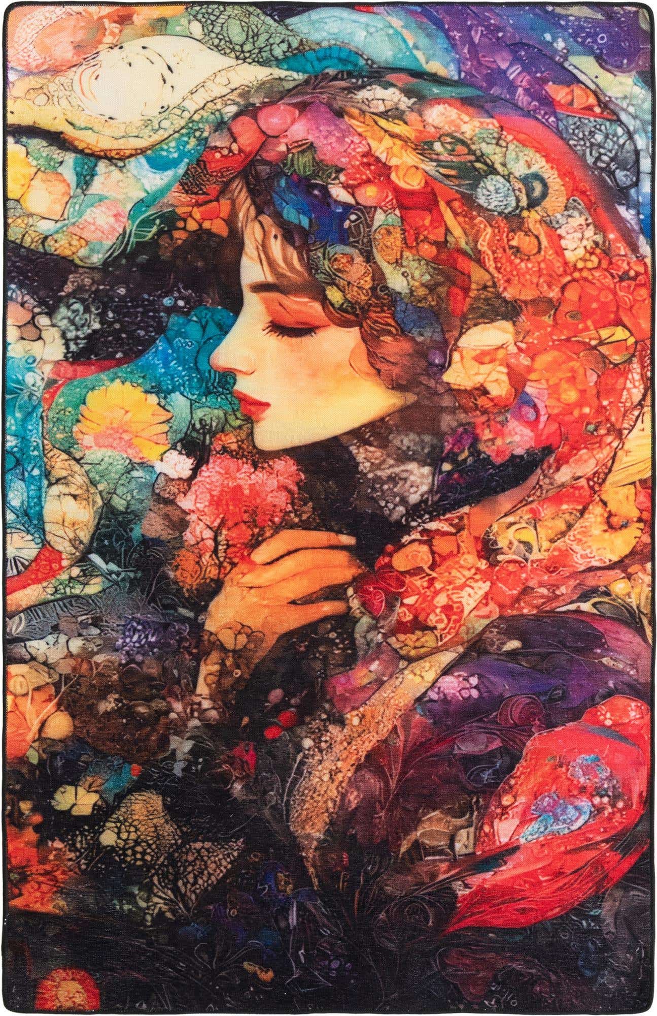 5' x 8' Mystic Garden Rug