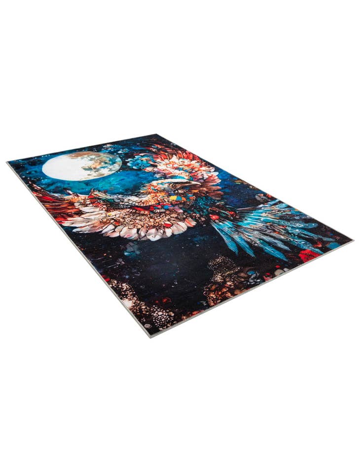 Detail image of 5' x 8' Mystic Garden Rug