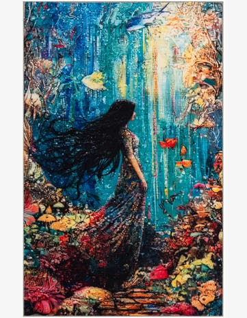 4' x 6' Mystic Garden Rug