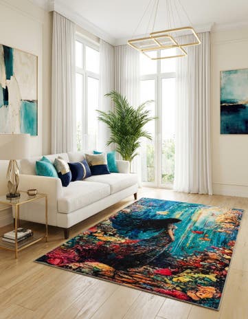 2' x 3' Mystic Garden Rug