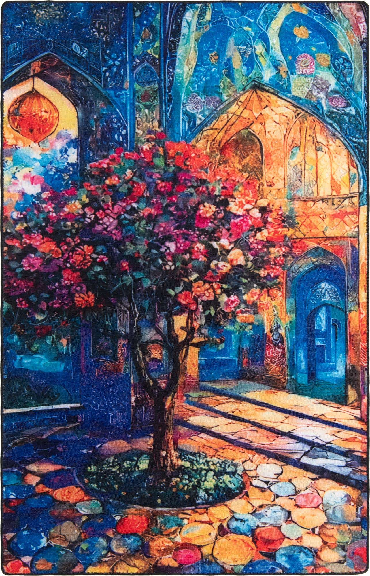 5' x 8' Mystic Garden Rug