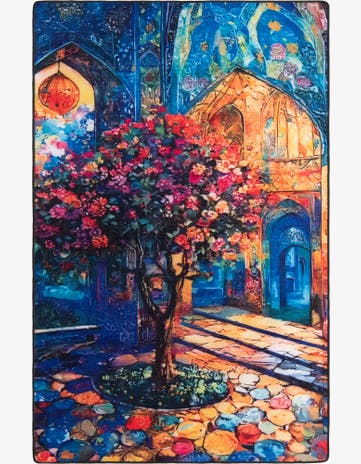 5' x 8' Mystic Garden Rug