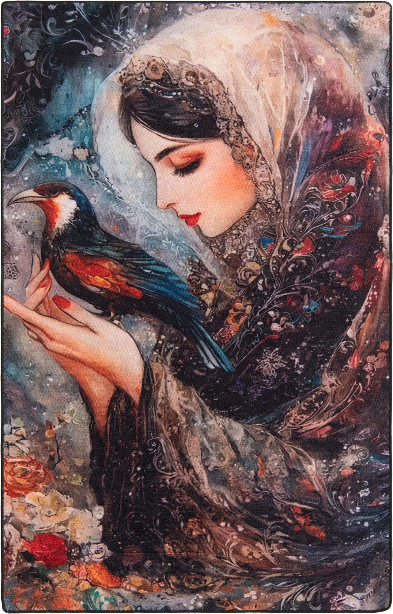 5' x 8' Mystic Garden Rug