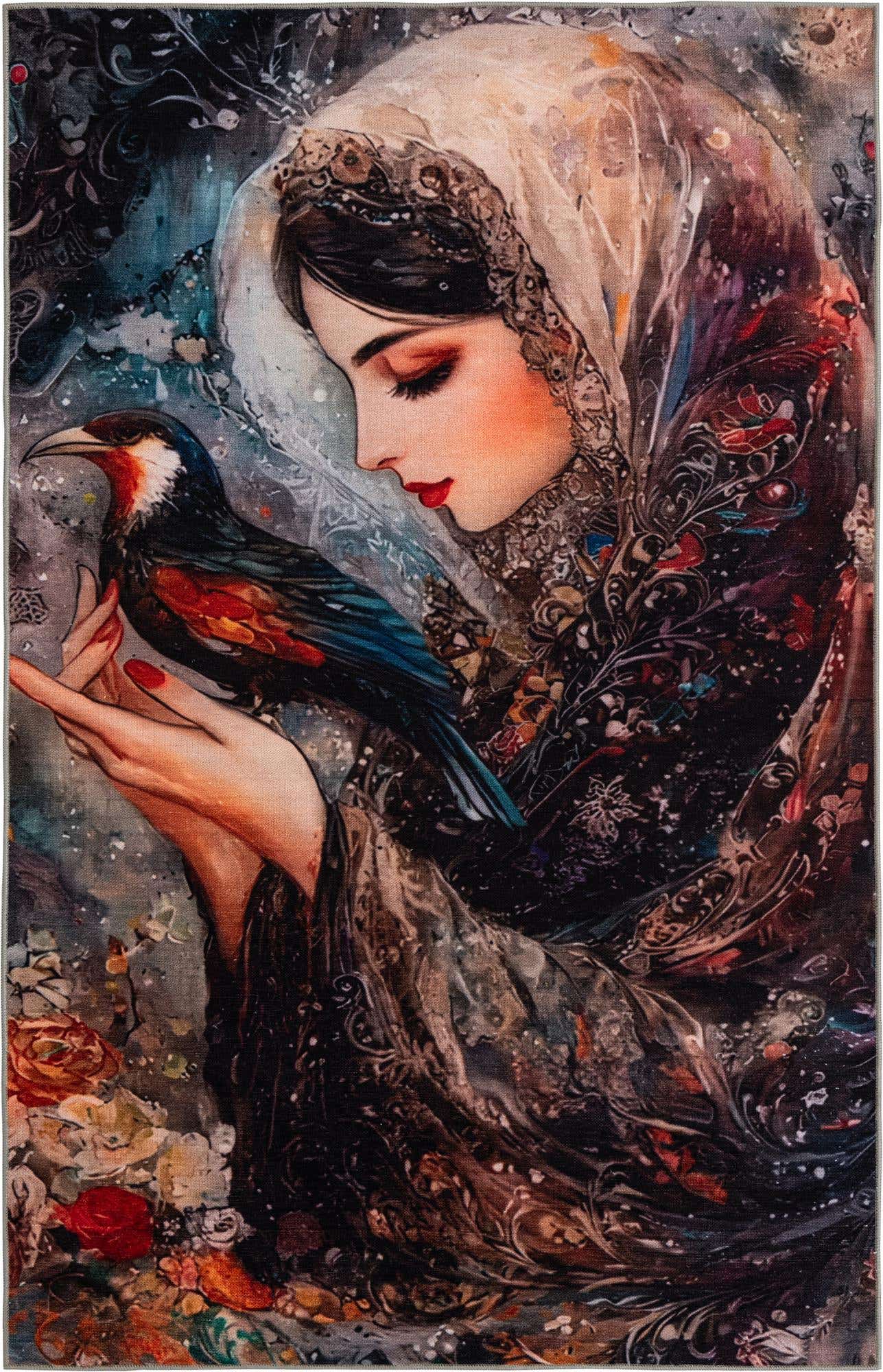 5' x 7' Mystic Garden Rug