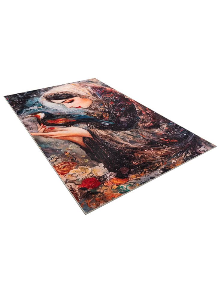 Detail image of 6' x 9' Mystic Garden Rug