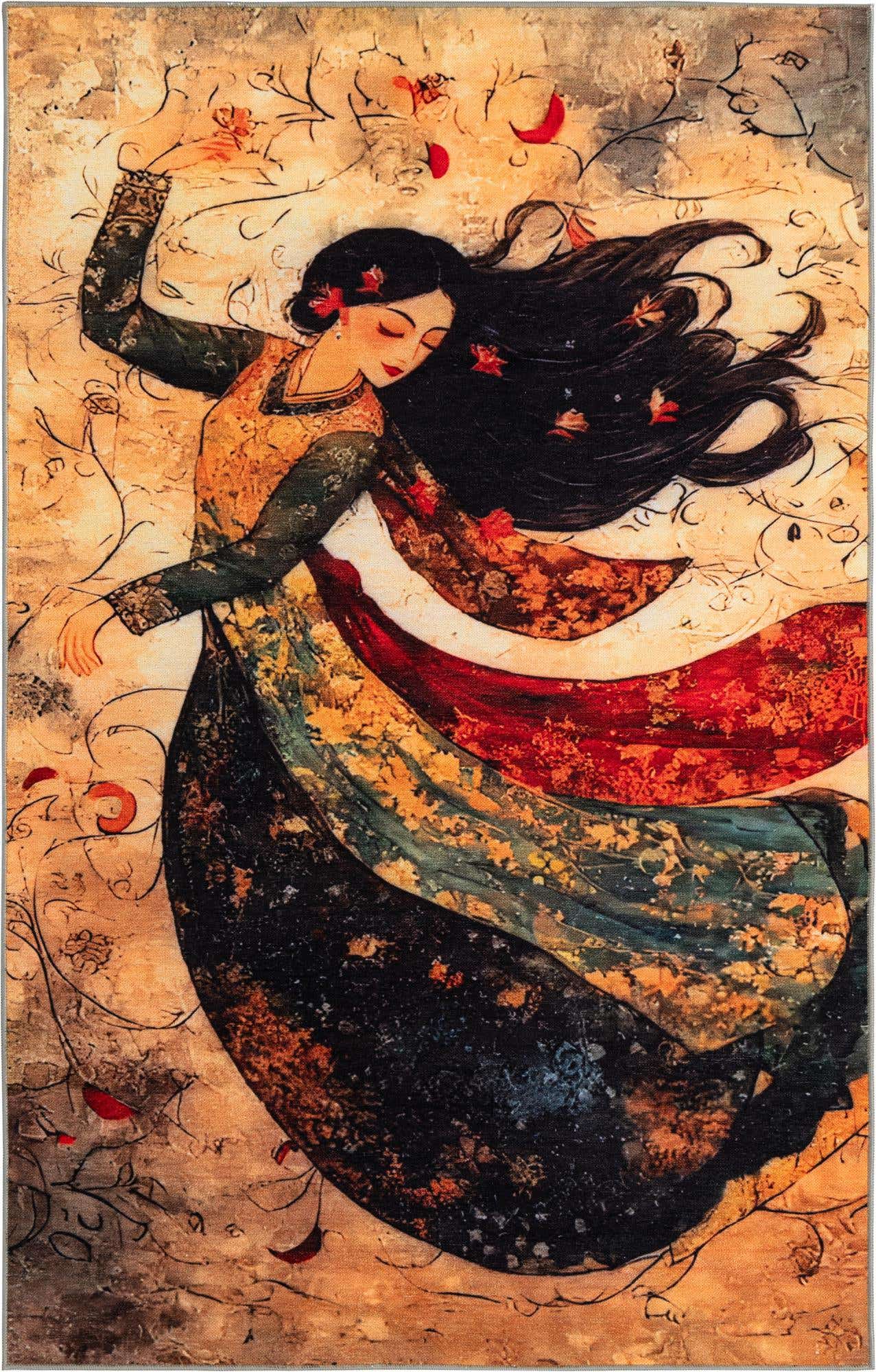 4' x 6' Mystic Garden Rug