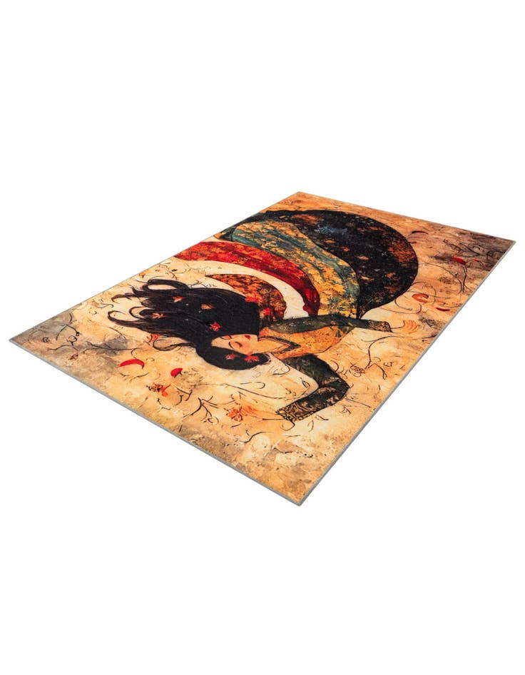 Detail image of 6' x 9' Mystic Garden Rug