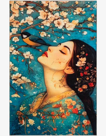 2' x 3' Mystic Garden Rug