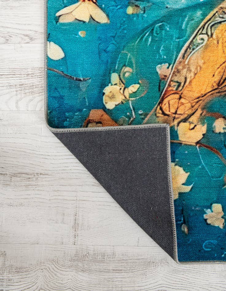 Detail image of 5' x 7' Mystic Garden Rug