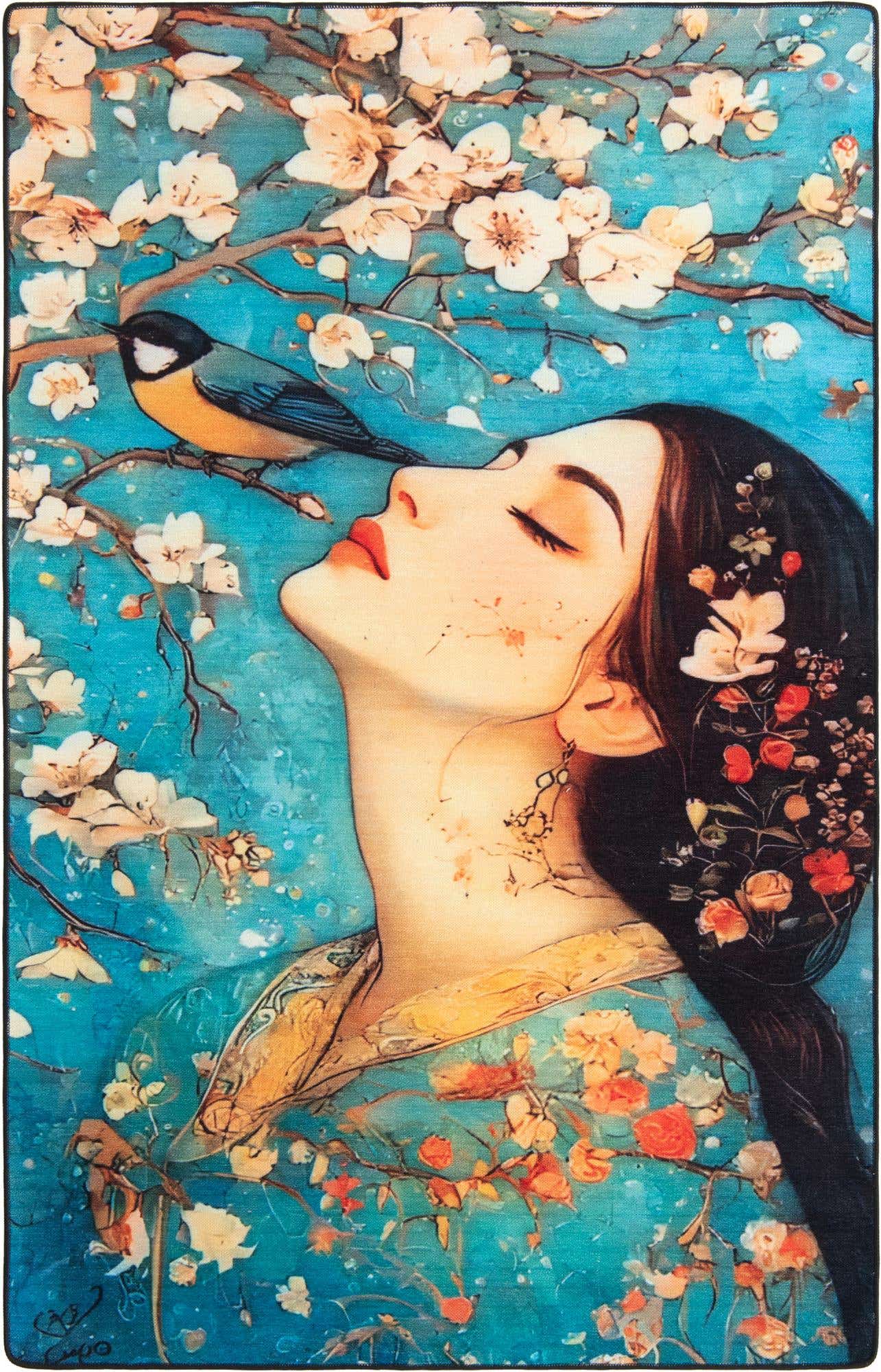 5' x 8' Mystic Garden Rug