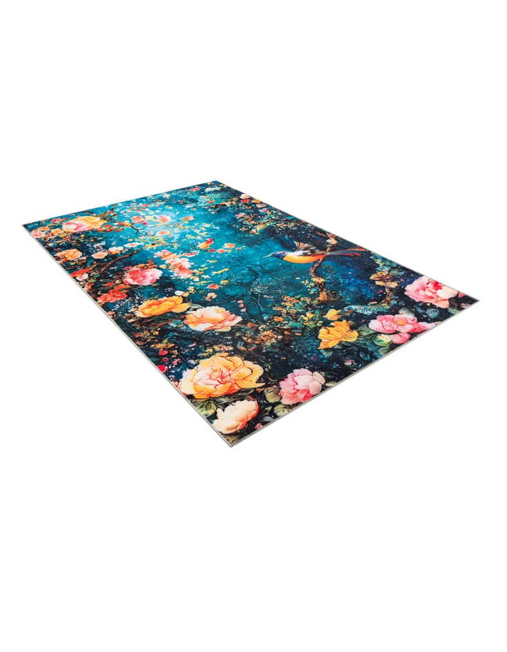 Detail image of 5' x 7' Mystic Garden Rug