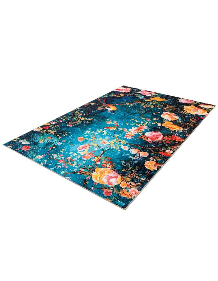 Detail image of 5' x 7' Mystic Garden Rug