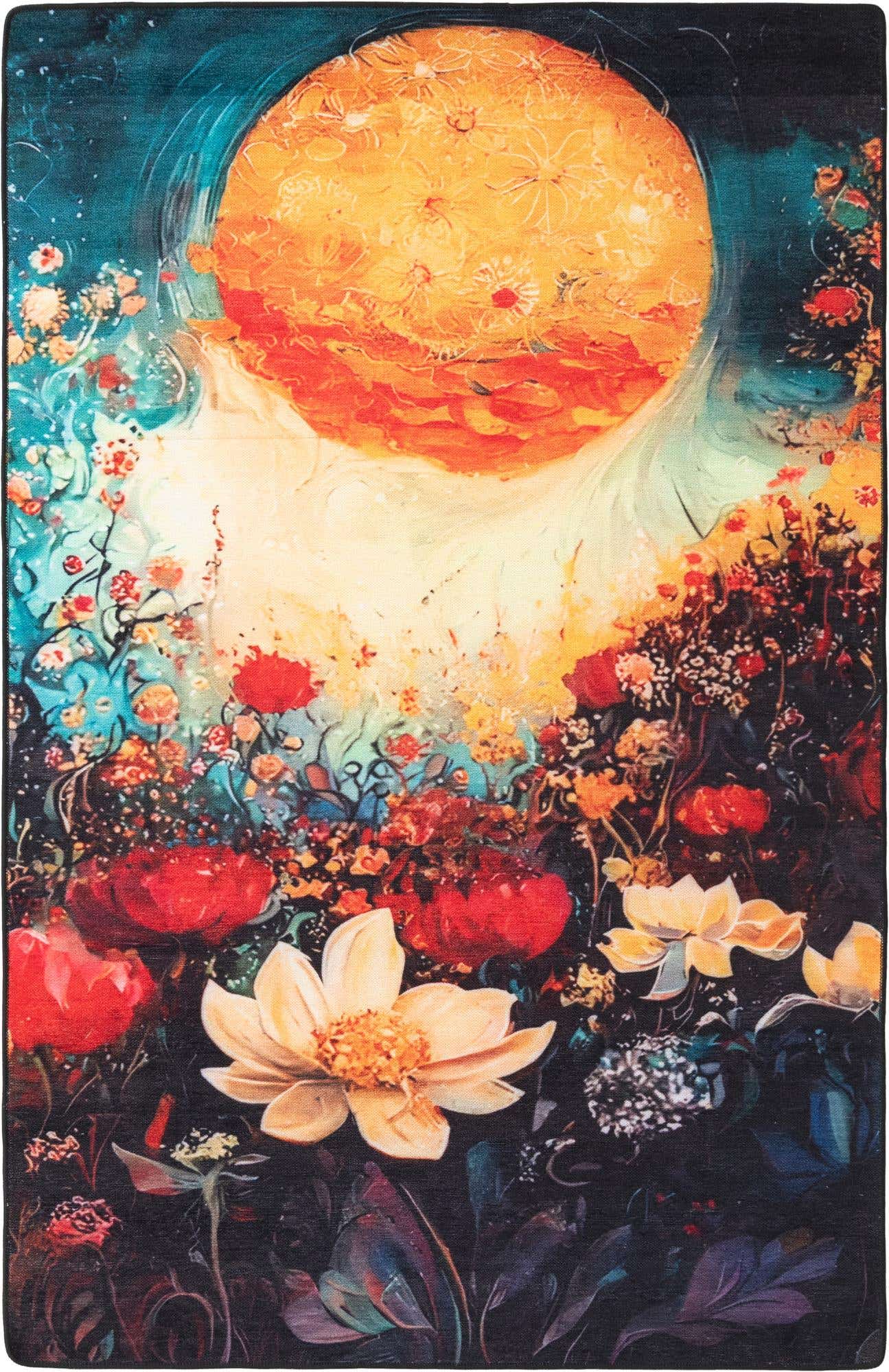 5' x 8' Mystic Garden Rug
