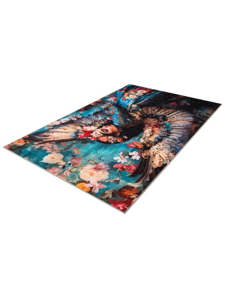 Detail image of 8' x 10' Mystic Garden Rug