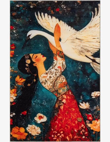 2' x 3' Mystic Garden Rug