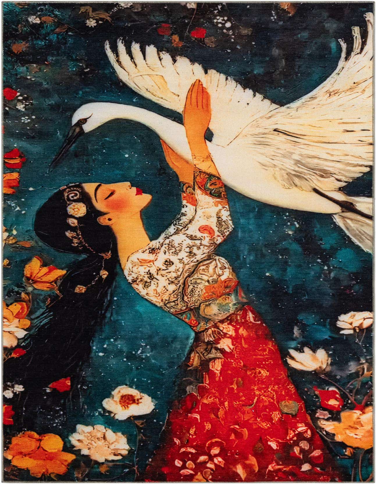 6' x 9' Mystic Garden Rug