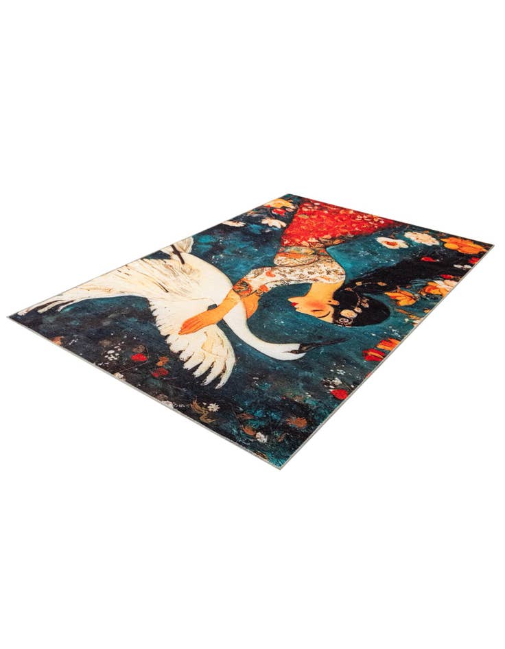 Detail image of 9' x 12' Mystic Garden Rug