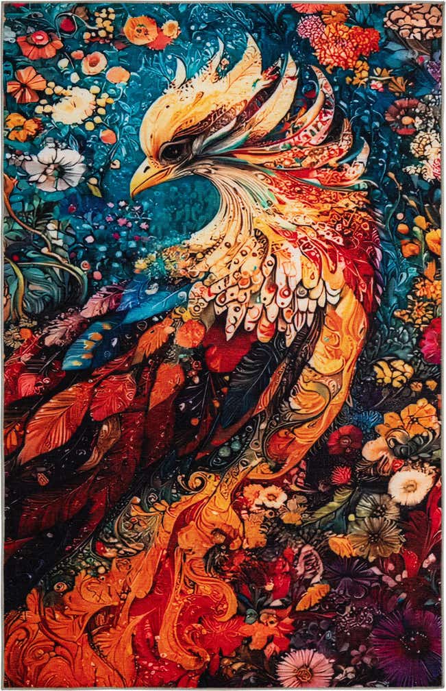 5' x 8' Mystic Garden Rug