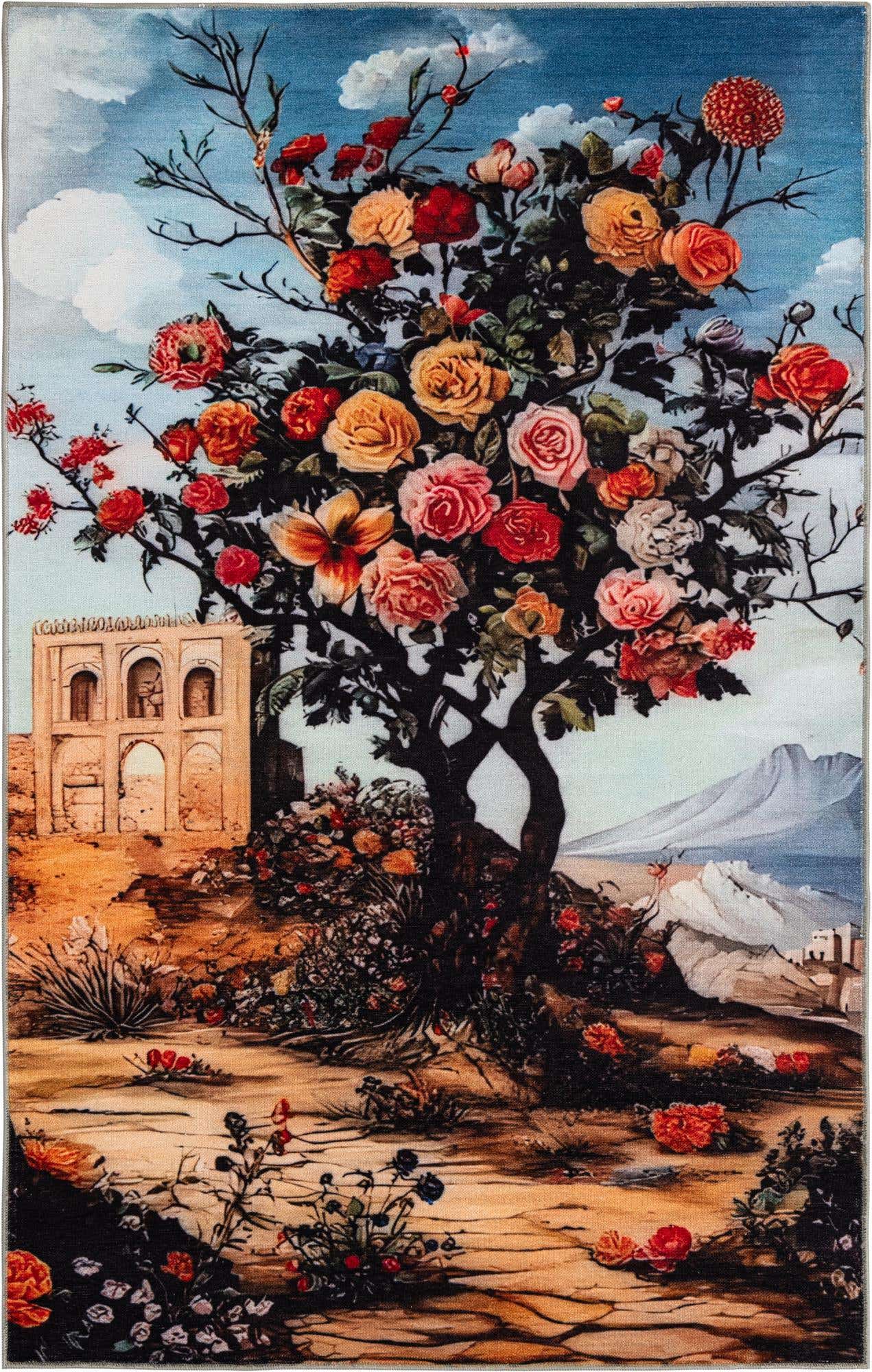 4' x 6' Mystic Garden Rug