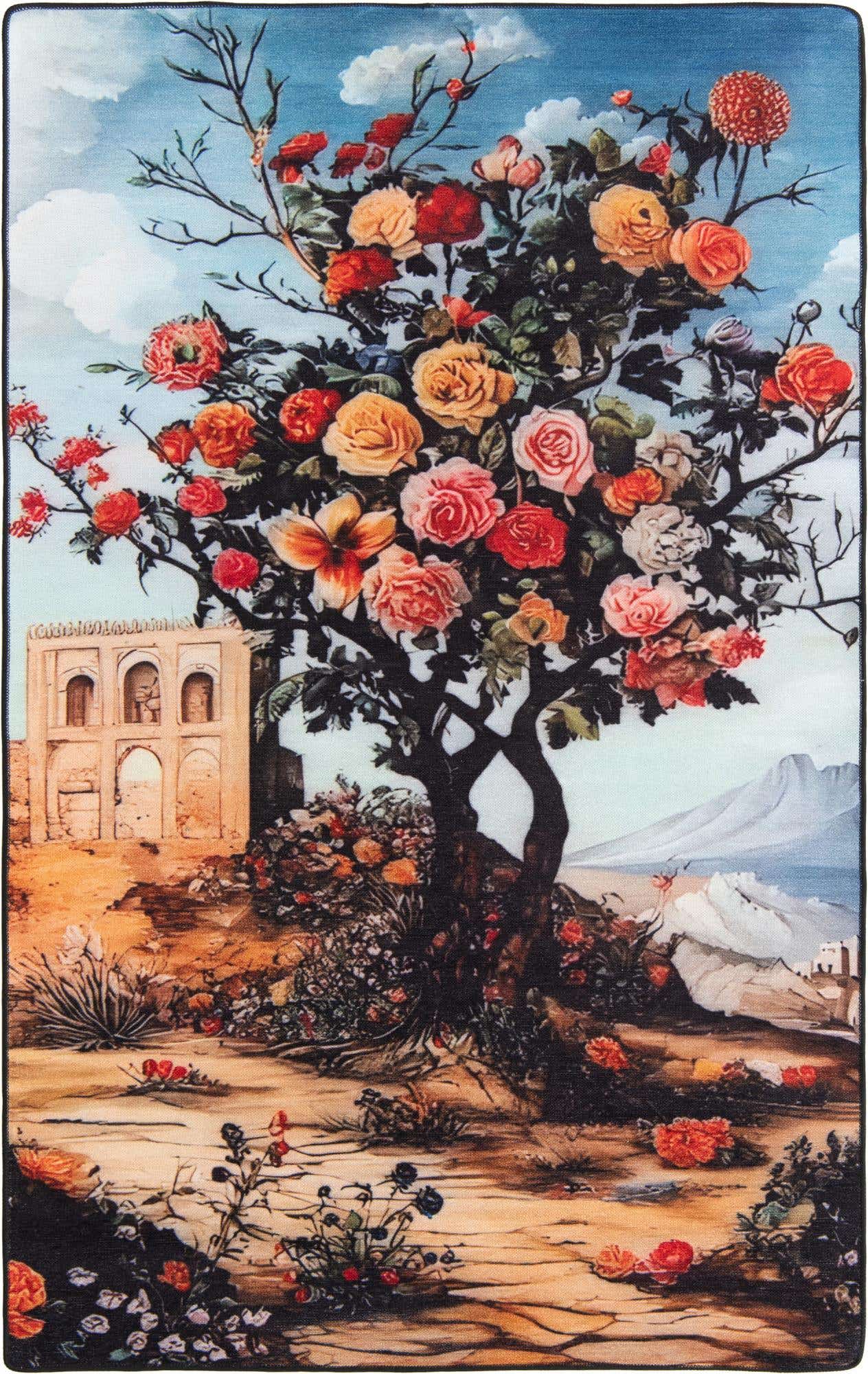 5' x 8' Mystic Garden Rug