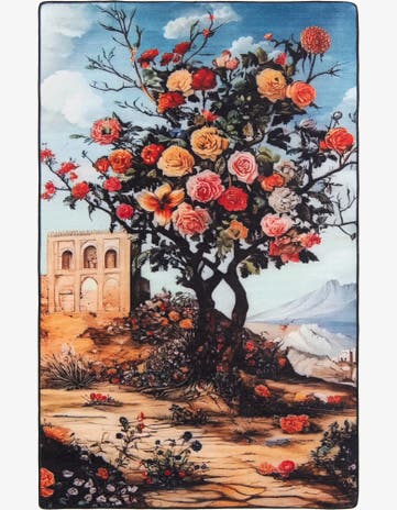 5' x 8' Mystic Garden Rug